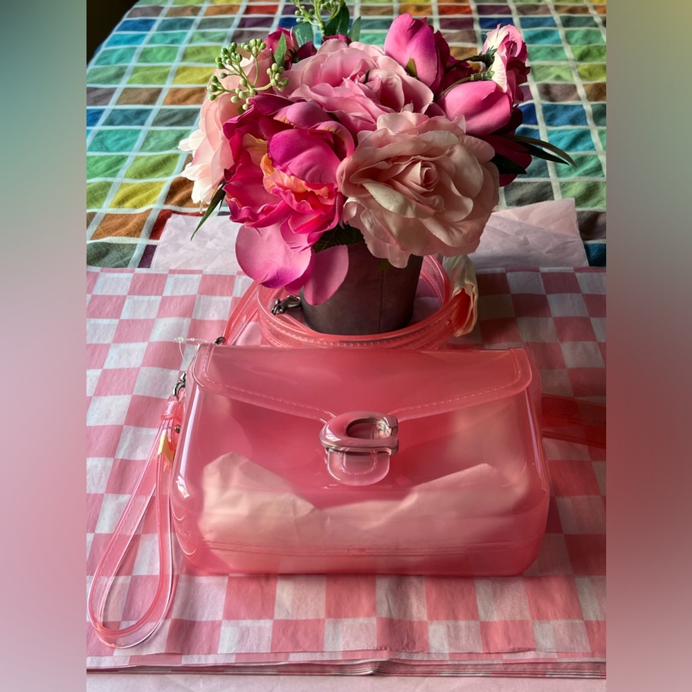 🌸 COACH PINK JELLY TABBY 🌸NWT 🌸 - Picture 8 of 16